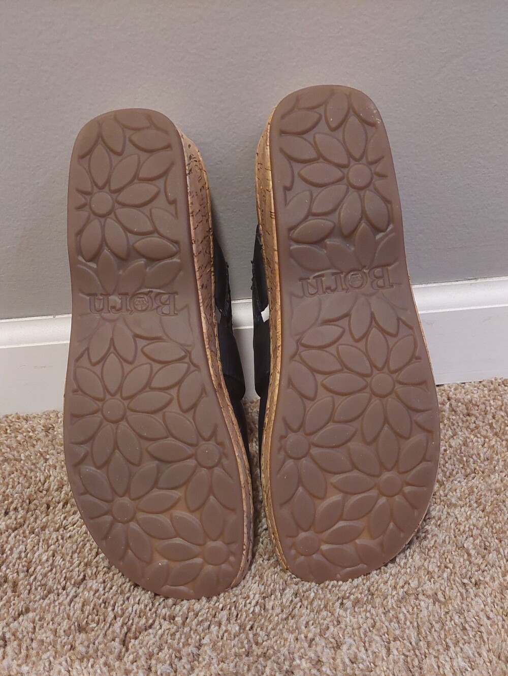 BORN Luna Cork Wedge Comfort Slide Sandal - Picture 7 of 13